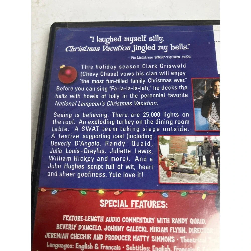 National Lampoon's Christmas Vacation DVD Special‎ Edition Chevy Chase Comedy - Picture 5 of 6